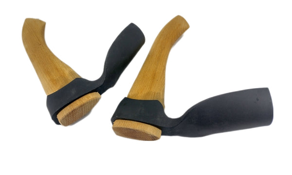 Set of 2 woodcarving adzes small and big curved inside bevels