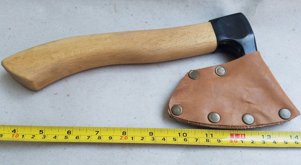 Mini carving bearded axe with sheath
