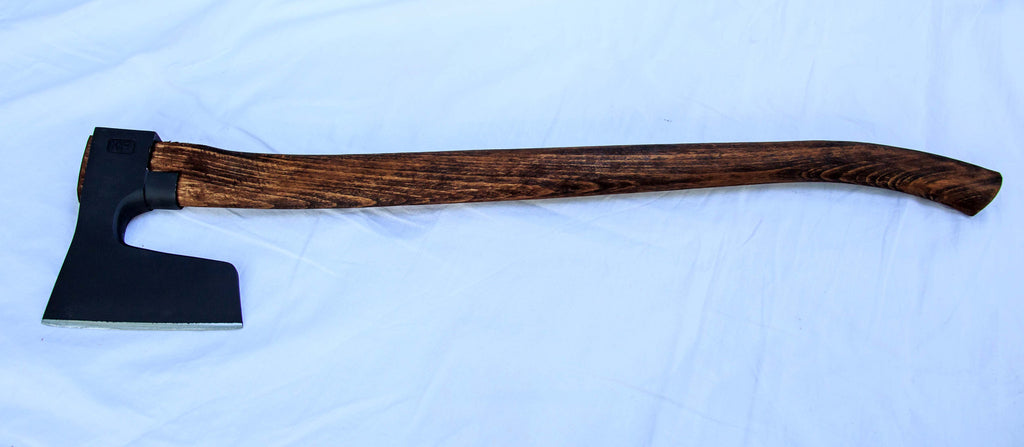 BEARDED AXE / HATCHET WITH CURVED HANDLE