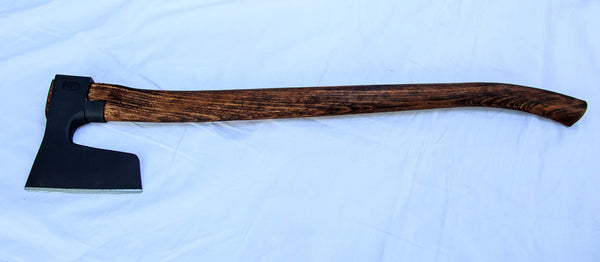 BEARDED AXE / HATCHET WITH CURVED HANDLE