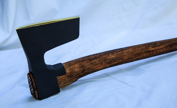 BEARDED AXE / HATCHET WITH CURVED HANDLE