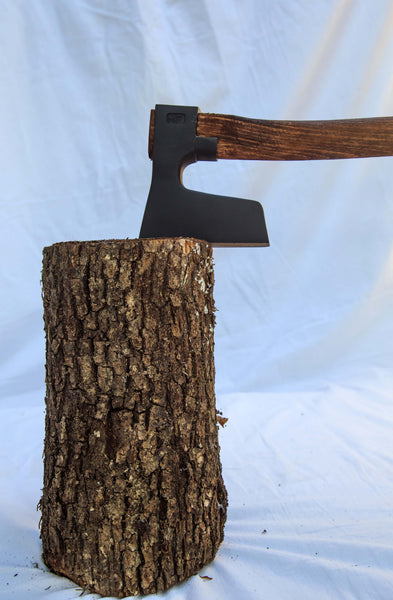BEARDED AXE / HATCHET WITH CURVED HANDLE