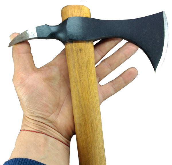 Bearded Spike Tomahawk - The Black Hawk