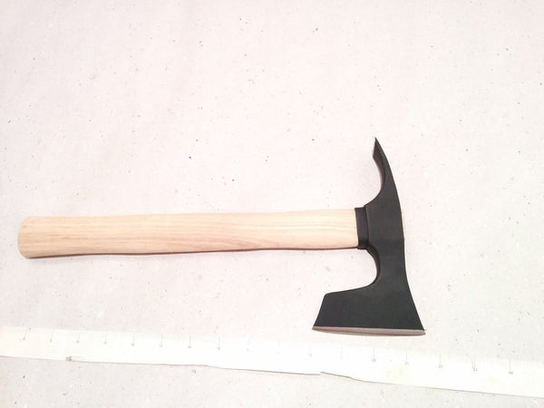 CAMPING BEARDED HATCHET - AXE COMBINED WITH ADZE BLADE BUSHCRAFT TOOL