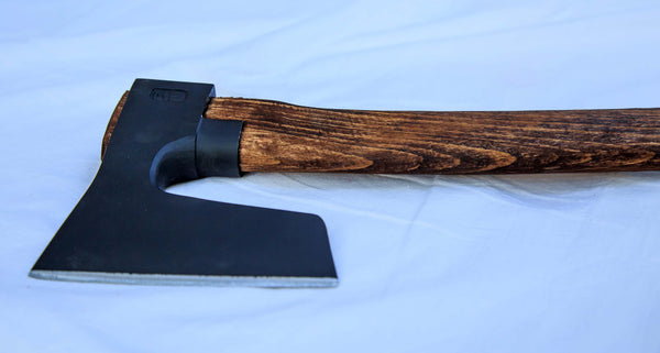 BEARDED AXE / HATCHET WITH CURVED HANDLE