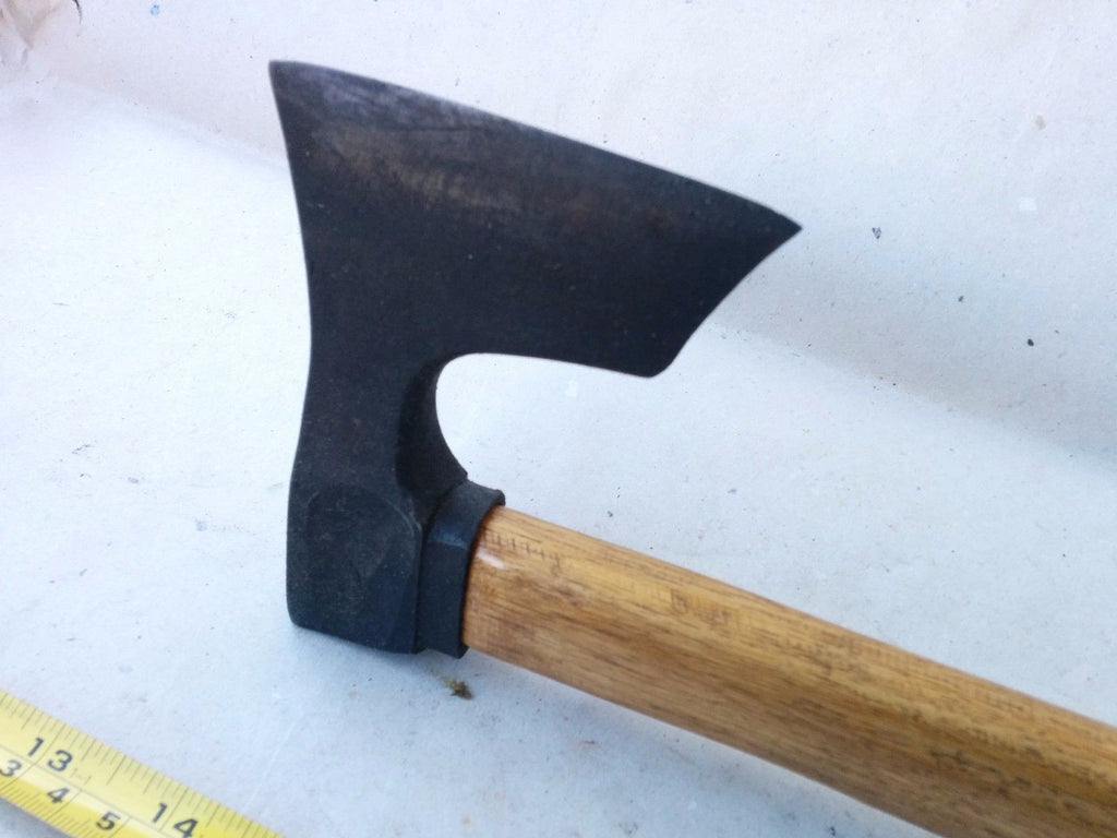 Viking type light bearded axe / hatchet with handle - RARE SHAPE!!!